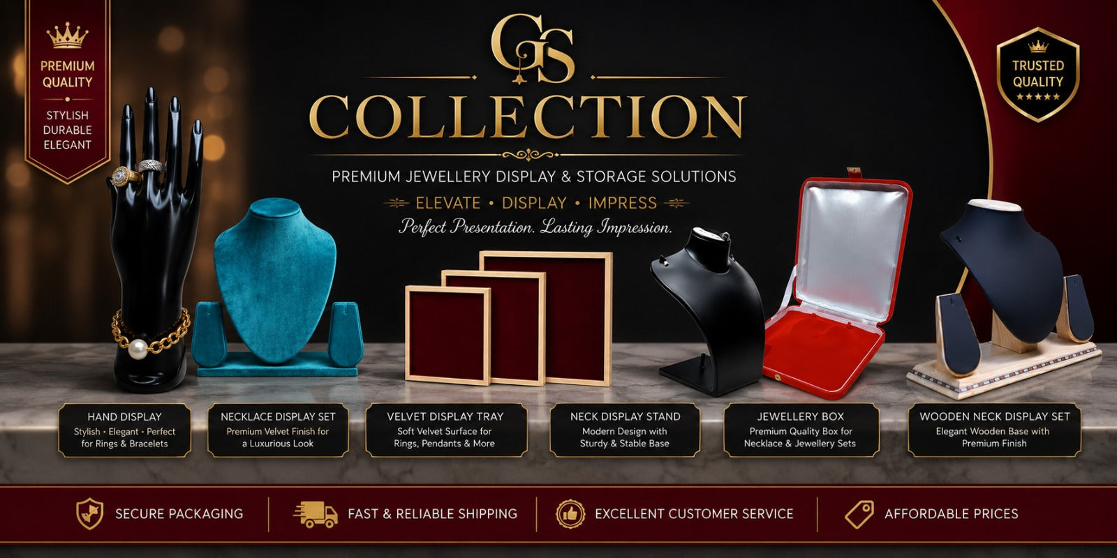 Gs Collection Pots NECKLACE DISPLAY STANDS – GS COLLECTION