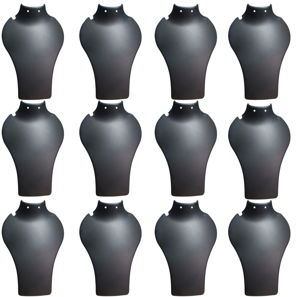 8-Inch Black Acrylic Necklace Stand (No. 27) – Jewelry Display Holder pack of 12
