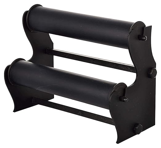 2 Roll Bangle Stand – Jewelry Display Holder for Bangles, Bracelets & Watches