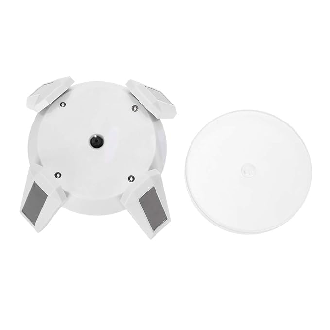 White 36 LED Rotating Solar Light – 360° Automatic Outdoor Garden & Pathway Lamp