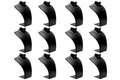 8-Inch Black Acrylic Necklace Stand – Elegant Jewelry Display Holder pack of 12