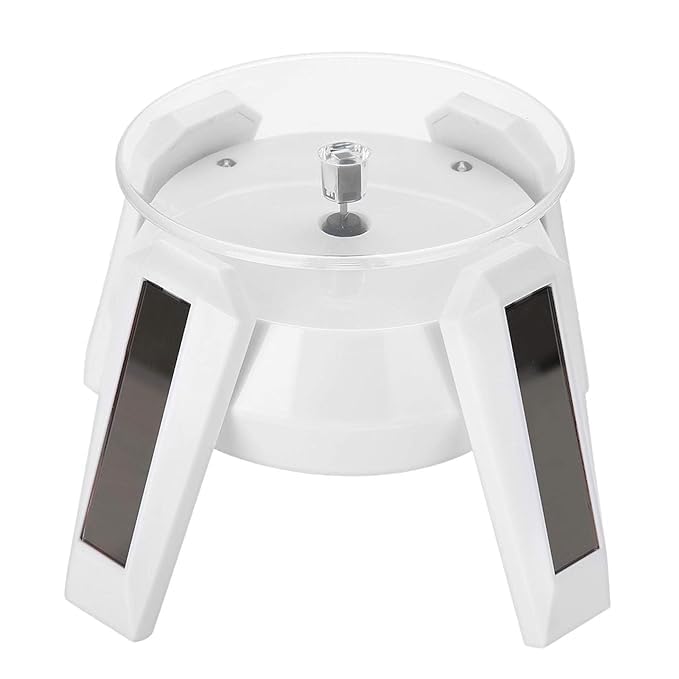 White 36 LED Rotating Solar Light – 360° Automatic Outdoor Garden & Pathway Lamp