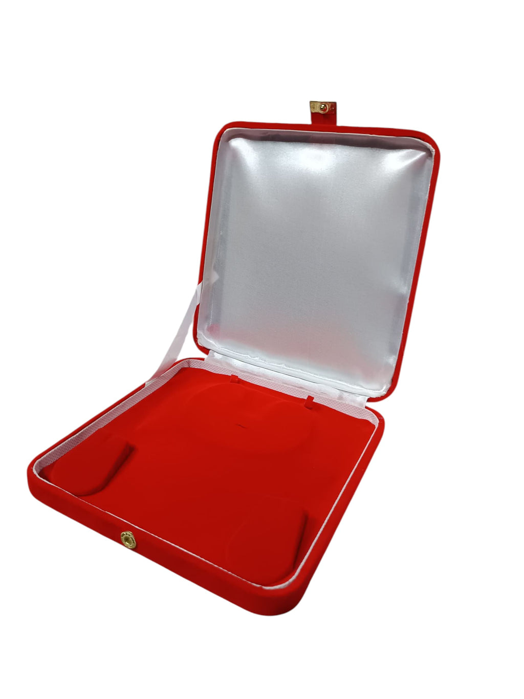 Red Velvet Necklace Box – Premium Jewelry Gift & Storage Box