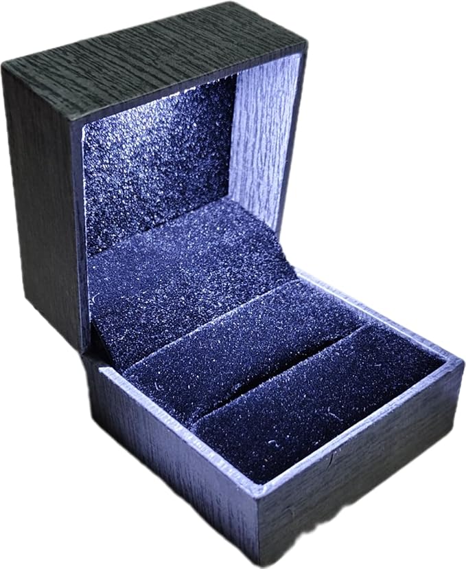 LED Light Ring Box – Premium Illuminated Jewelry Gift & Display Case