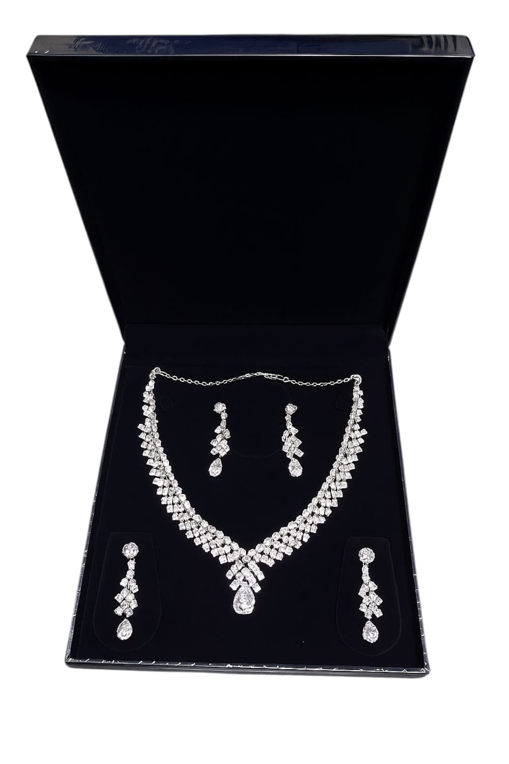 Brown Crocodile Necklace Box – Luxury Jewelry Gift & Display Box