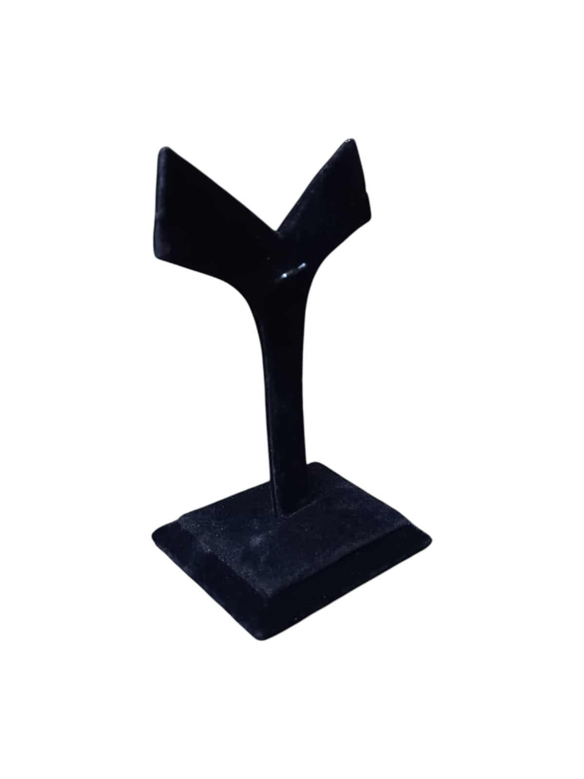 Y Shape Earring Display Stand – Velvet Jewelry Display Holder for Earrings