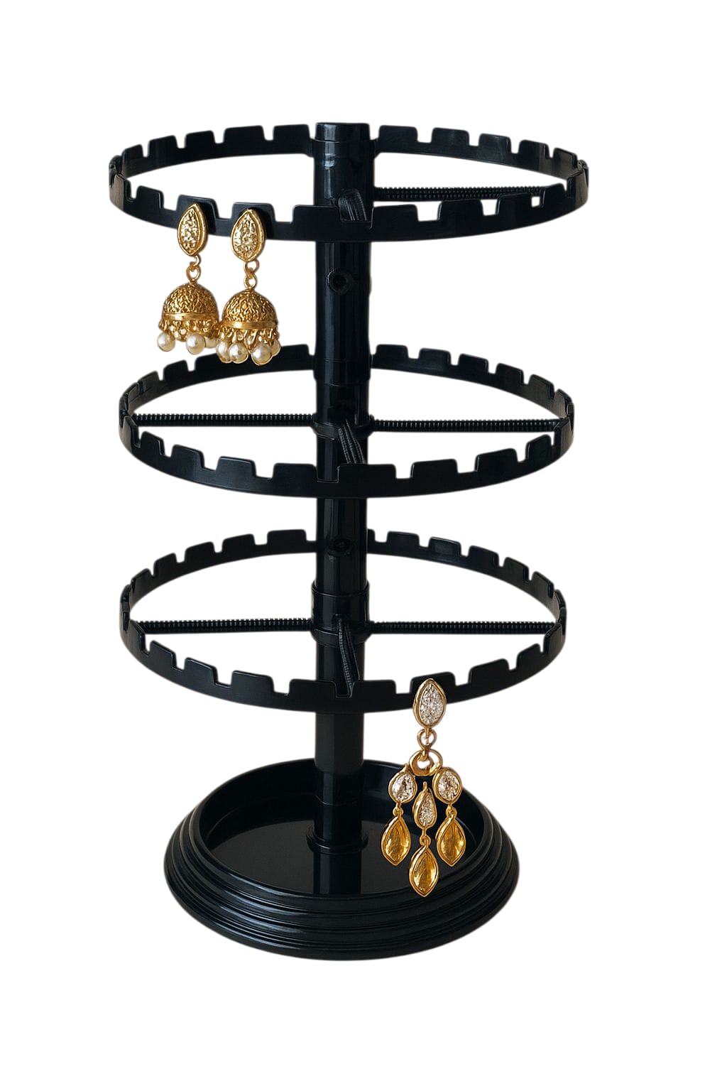 360° Rotating Earring Display Stand – Premium Jewelry Organizer & Showcase