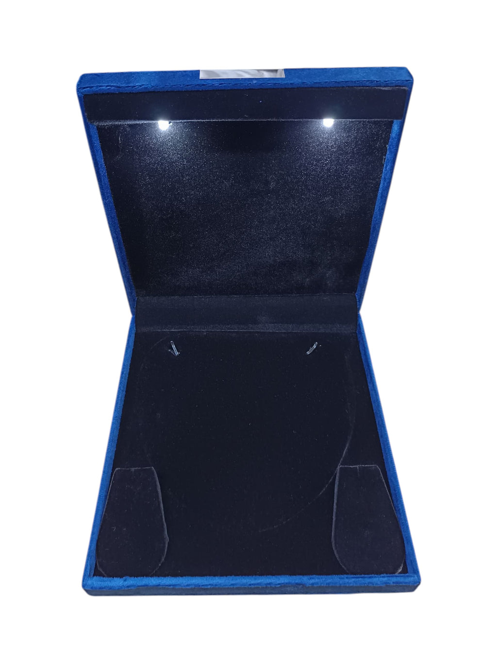 LED Half Set Jewelry Display Box – Premium Necklace & Earring Presentation Case