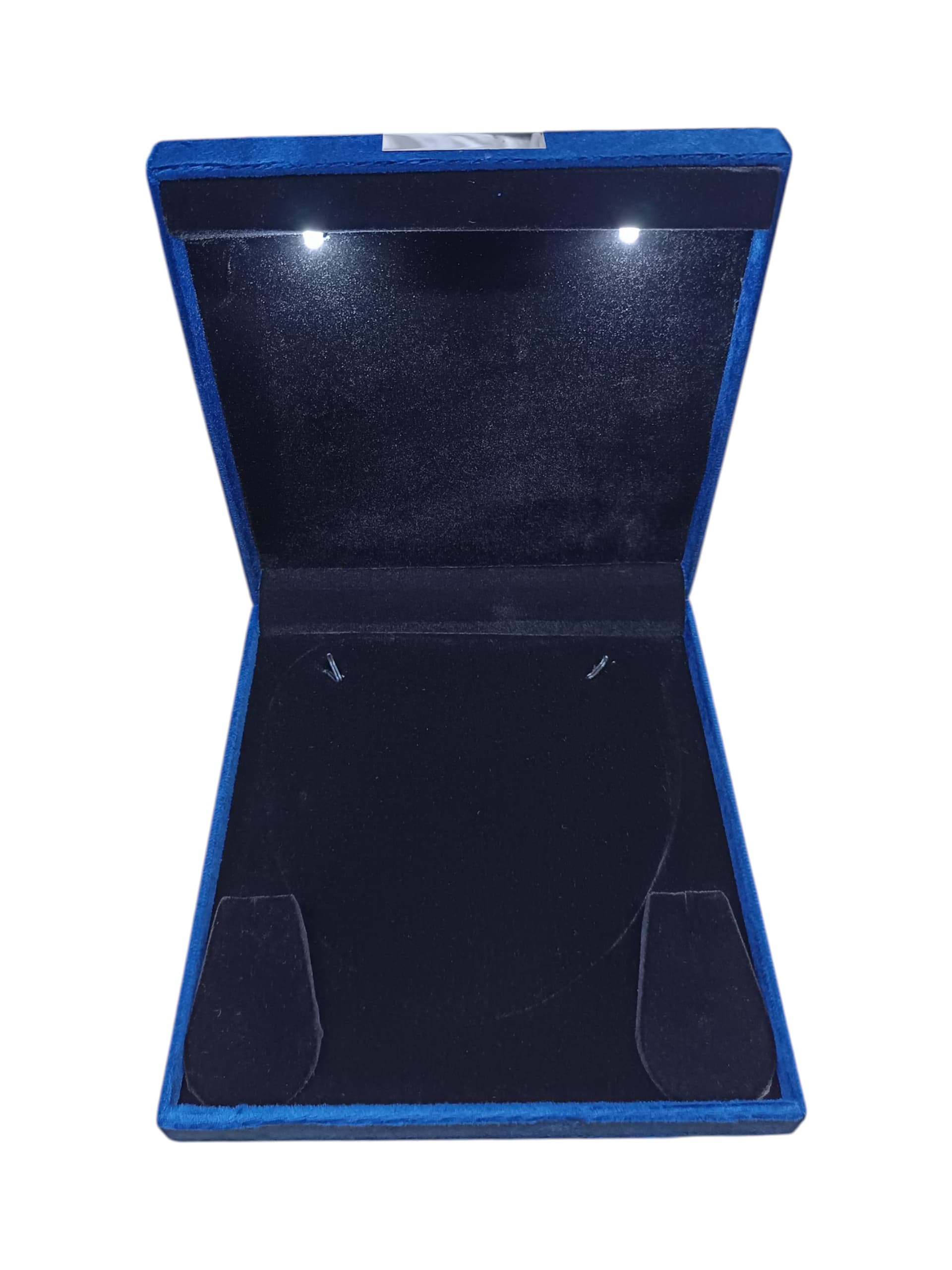LED Half Set Jewelry Display Box – Premium Necklace & Earring Presentation Case