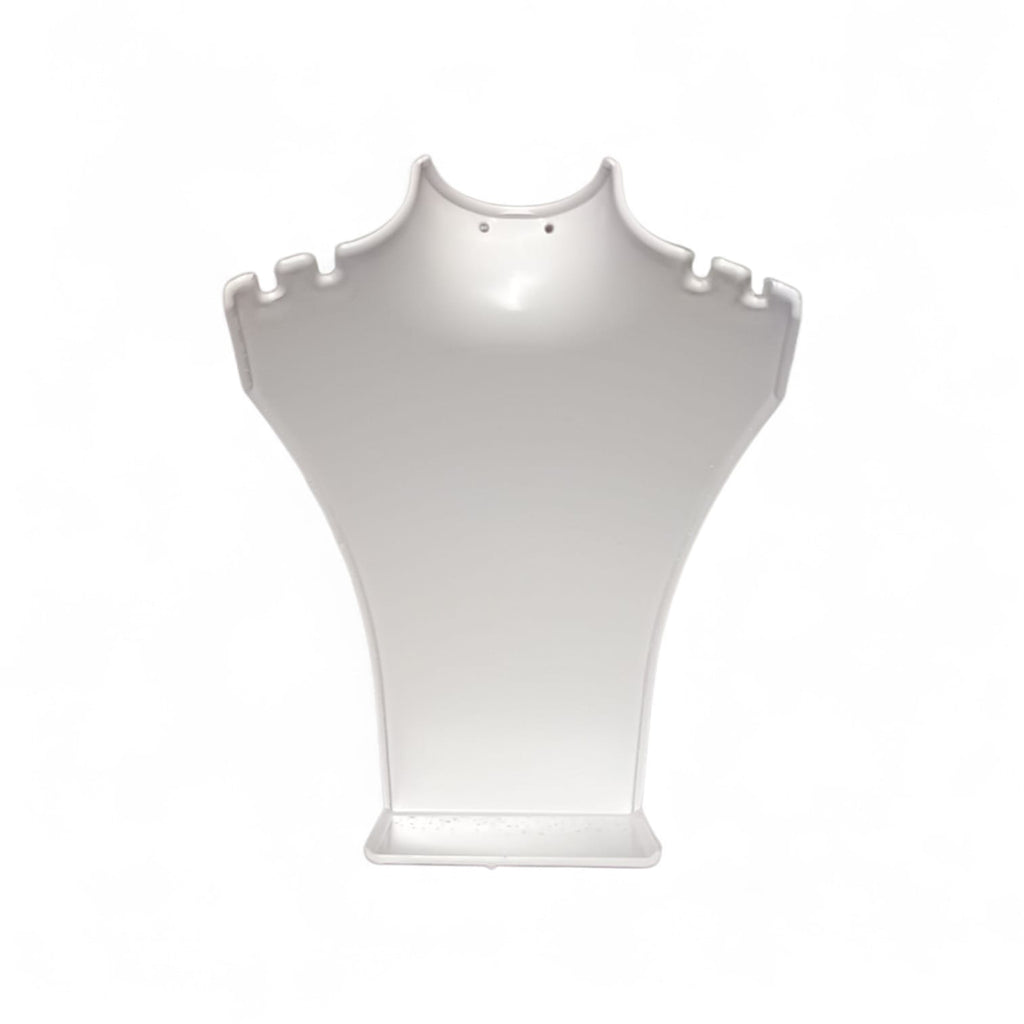 8 Inch White Acrylic Necklace Display Stand – Elegant Jewelry Holder for Home & Retail Display PACK OF 6