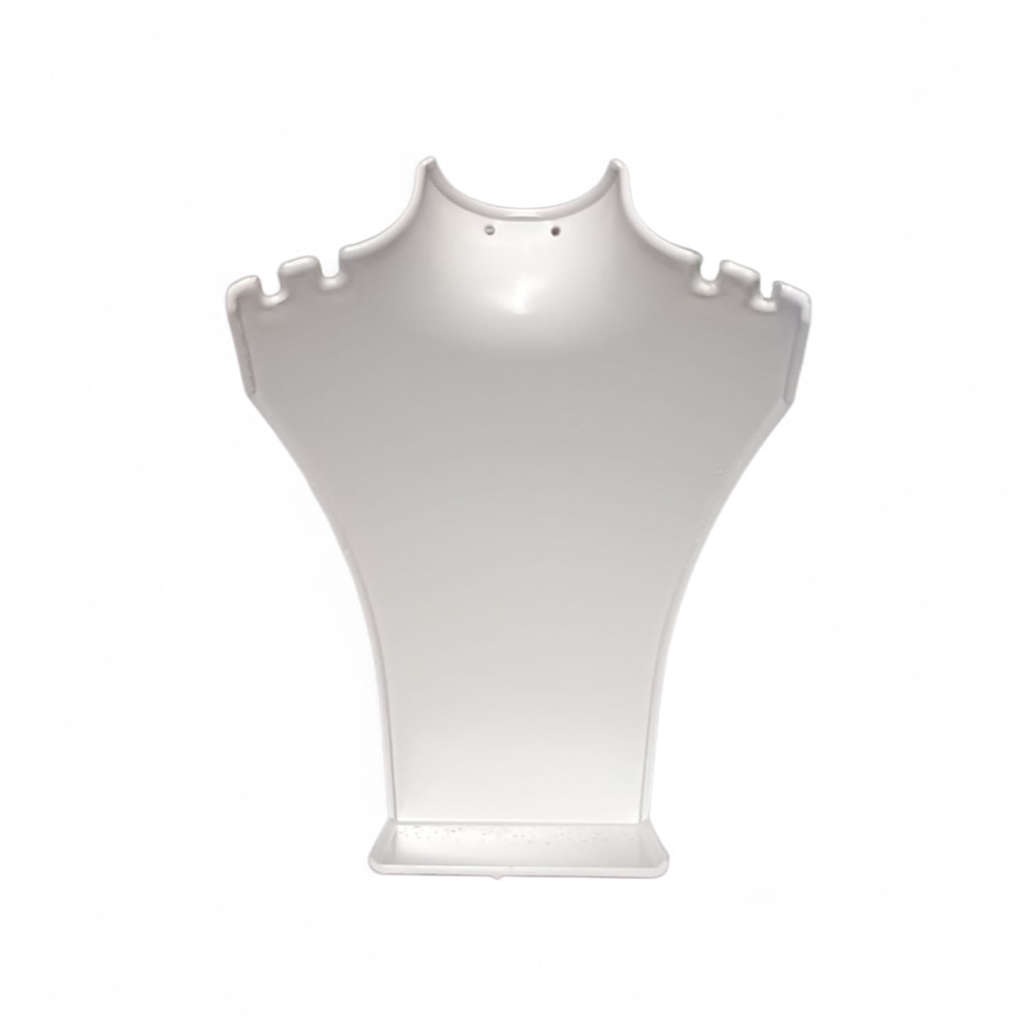 8 Inch White Acrylic Necklace Display Stand – Elegant Jewelry Holder for Home & Retail Display PACK OF 6