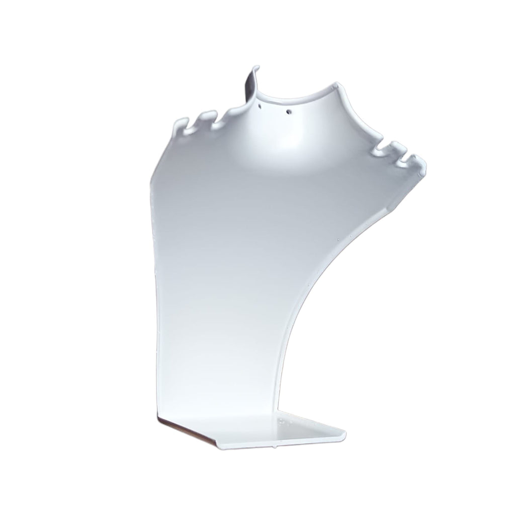 8 Inch White Acrylic Necklace Display Stand – Elegant Jewelry Holder for Home & Retail Display PACK OF 6